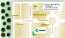 Талан, строительная компания. Схема проезда.